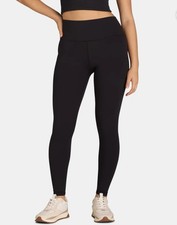 NEW Avia Women's SoftSculpt High Rise Leggings Workout Pants Black sz S