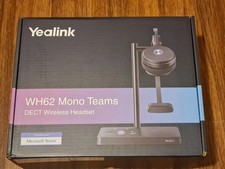 Yealink WH62 Mono Teams DECT Wireless Headset WHM621 1308000 C - NEW 