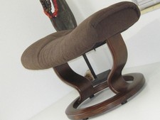 Ekornes Stressless Ottoman Brown Microfibre Adjustable hassock footrest chair 8S