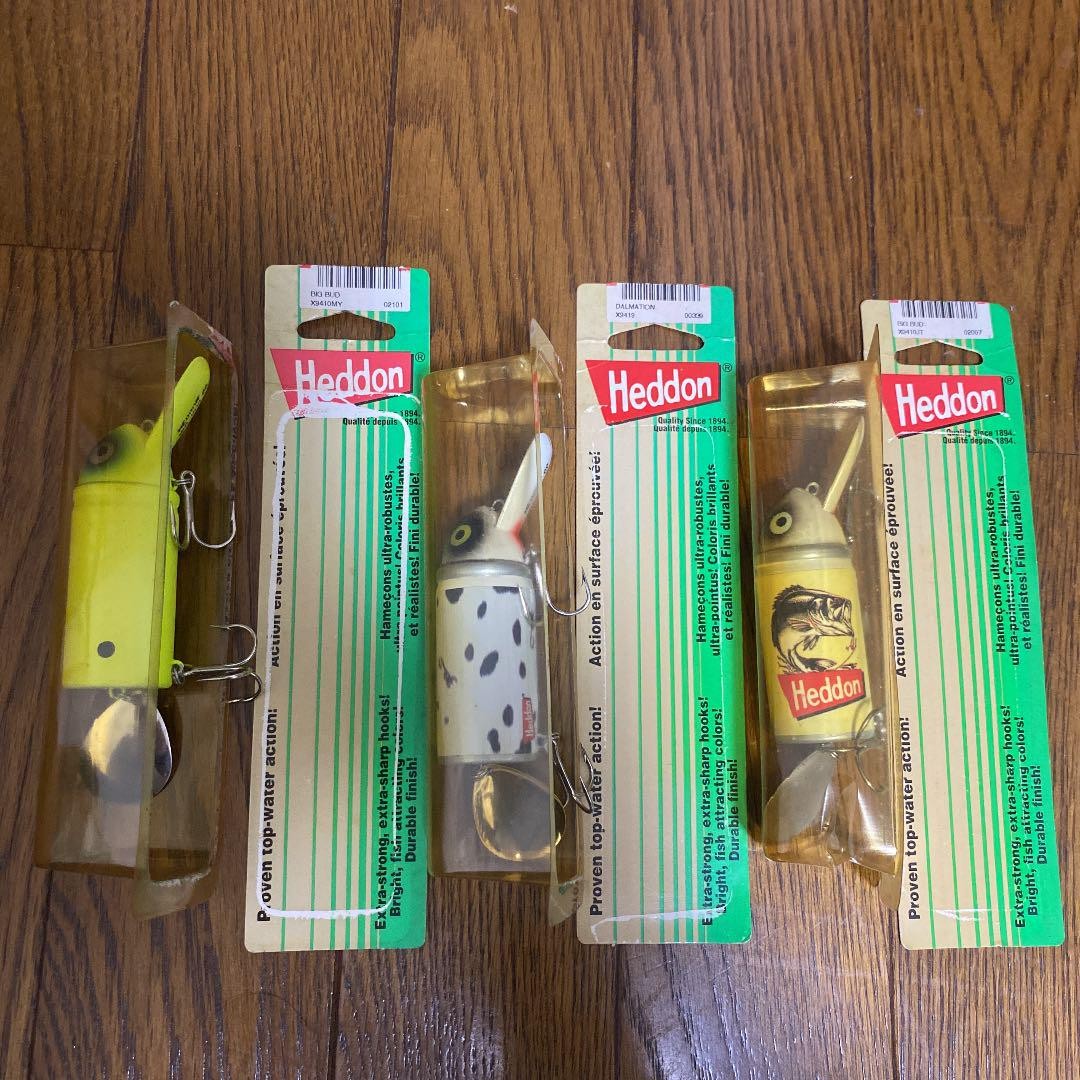 Heddon Big Bud Topwater Lure Set 22 Pcs Old & New Plastic Fishing Baits - Image 6