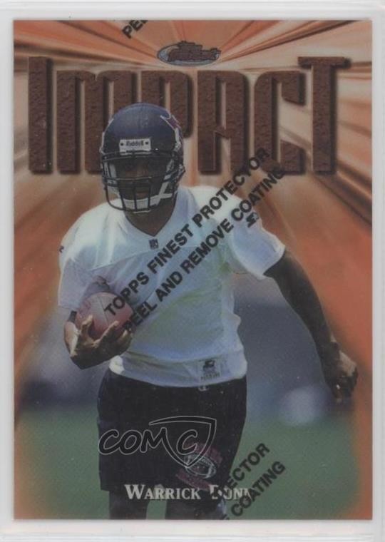 1997 Topps Finest Warrick Dunn #270 Rookie RC 0ru6