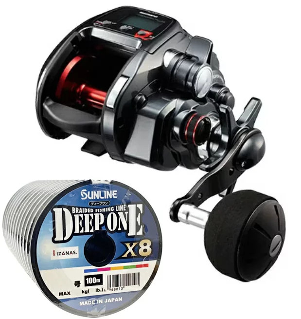 200m fishing reels for the money SHIMANO PLAYS 800 Electric Reel w/ PE4 200m Line Set JDM