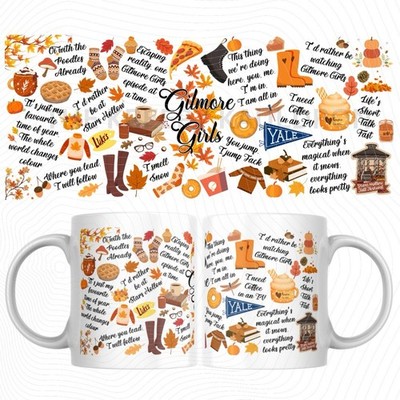 11 Unzen Becher Herbst Autumn Buch Kaffee Luke s Gilmore Mädchen Zitate Libelle Gasthaus Geschenke
