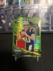 2024 Panini Prizm - Premier Jerseys Drake Maye #PJ-DME Neon Green Pulsar Prizm