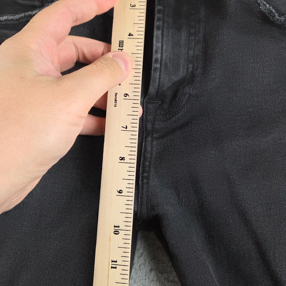 Pantalones de mezclilla elásticos súper ajustados punk negros 32x32 Cult of Individuality para hombre Foto 4 de 4