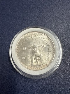 1980 Mexico Onza Casa de Moneda 1 oz Silver Mexican Peso