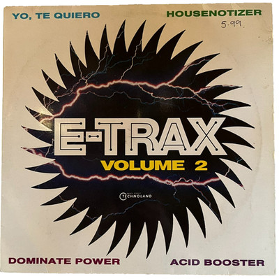 E-Trax Volume 2 DSTM 112 Technoland Dance Street 12  Vinyl Germany 1992