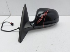 AUDI Q3 2015 POWER FOLD WING MIRROR LEFT PASSENGER SIDE IN MYTHOS BLACK LY9T