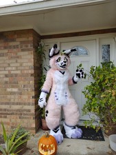 CARACAL cat fursuit fullsuit, digitigrade, pa...