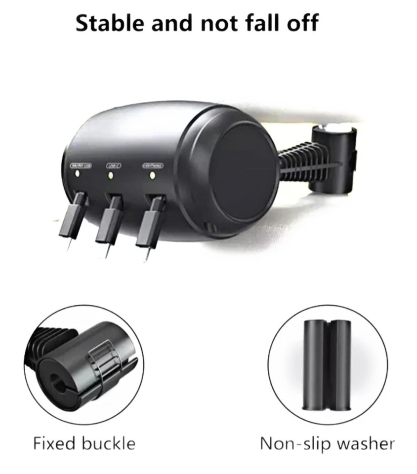 W&A Multi Car Retractable Cord 3 in 1 Power Charging Station Car Charger - Image 2 of 4