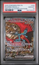 2025 POKEMON PRE EN-PRISMATIC EVOLUTIONS #162 ROARING MOON EX PSA 10 on eBay