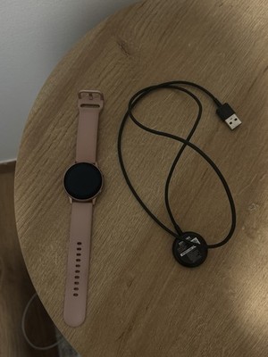 Samsung Galaxy Watch Active Rose Gold 20mm Pink Silicone Band Android Tizen