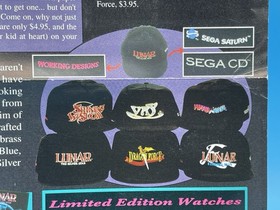 Working Designs June 1996 Flyer Dragon Force Lunar Sega Saturn Original Insert