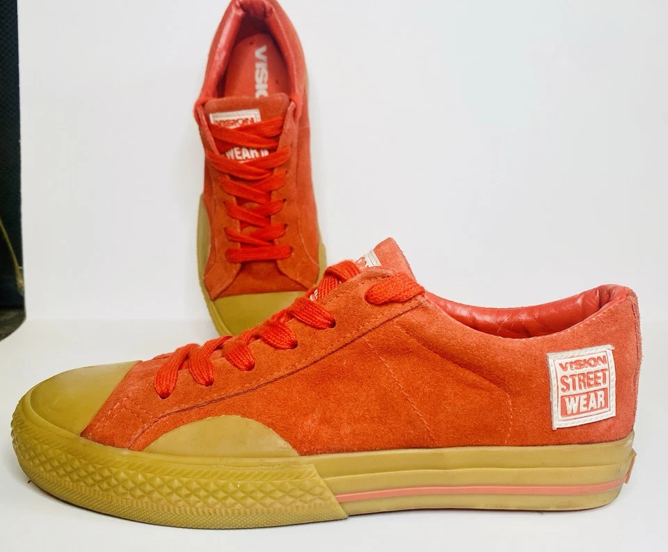 Vision Street Wear обувь-Athletic низкий верх коньков кроссовок красный замши размер 7 женщин - Изображение 3 из 4