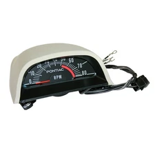 Hood Tach Tachometer 5100rpm Red Line 1969-72 Pontiac GTO Firebird