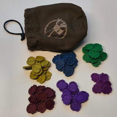 Darwin's Journey Thundergryph Games Upgrade Components Plastic Wax Seals