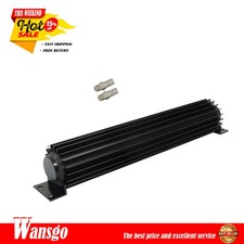 Dual Pass Transmission Trans Cooler Aluminum Universal 15 With 14 Npt Fitting