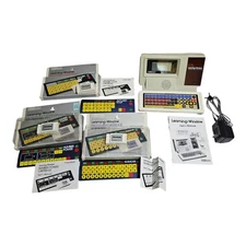 VTG V-Tech Learning Window Teaching Machine + 3 Program Cartridge - Works, READ