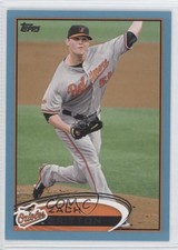 2012 Topps Wal-Mart Blue Border Zach Britton #599 0a7