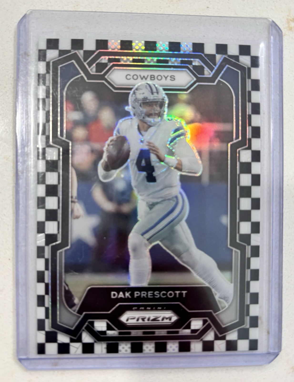 2023 Panini Prizm - Dak Prescott #73 Black & White Checker Prizm