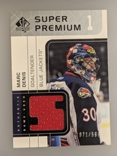 2003 Upper Deck SP Authentic Marc Denis Game-Used Jersey Relic /599 #SP-MD