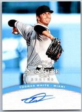 ⚾ 2025 Donruss Signature Series #SIG-TW Thomas White Miami Marlins AU