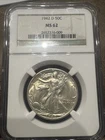 1942 D Walking Liberty Half Dollar NGC MS 62