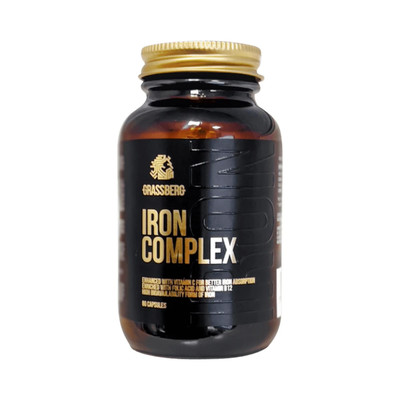 Grassberg Iron Complex (60 caps) Unflavoured (118,18 EUR/kg)