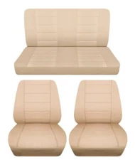 Fits 1976 International Scout II traveler Front low back and Rear seat covers