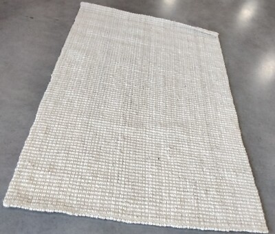 BLEACH / IVORY 4' X 6' Broken Thread Rug, Reduced Price 1172748116 NF747B-4
