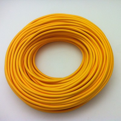 Guaina di messa a terra da 3 mm in PVC verde e giallo, 3,0 mm