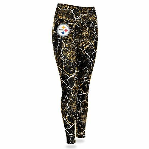 Мраморные леггинсы Zubaz NFL Womens Pittsburgh Steelers