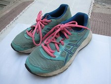 ASICS Contend 5 Kids US Size 3 1/2 Digital Aqua/French Blue