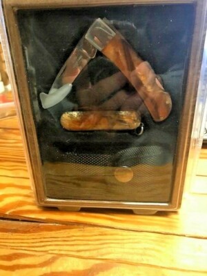 2 PACK POCKET  KNIFE SET ( 5-FUNC 3.8'' KNIFE + 5'' KNIFE ) NEW IN PACK 