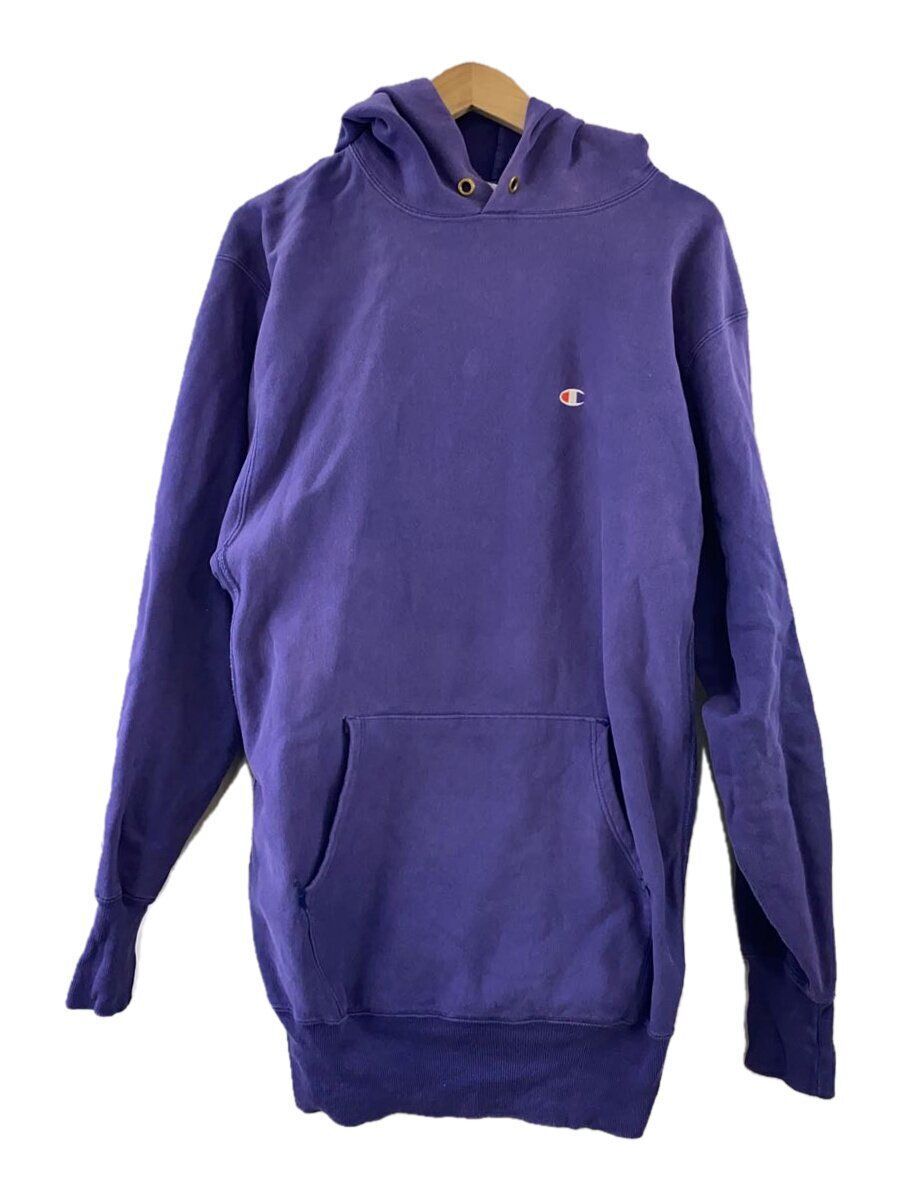 Champion 90S REVERSE WEAVE XXL COTTON Purple HOODIE Used | eBay
