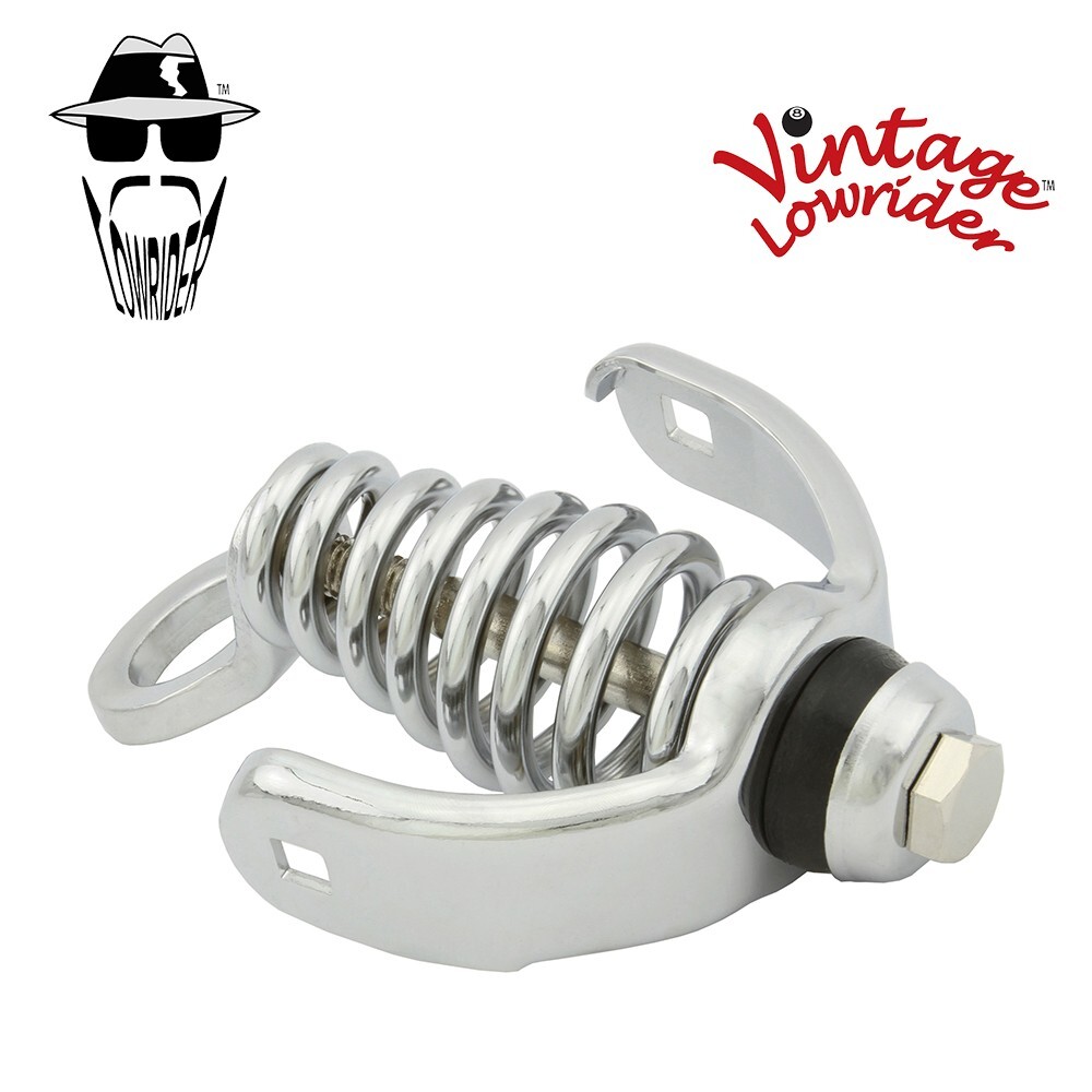 F&R LOWRIDER Bicycle Spring Fork Head Accessory Chrome F&R LOWRIDER Bicycle Spring Fork Head Accessory Chrome