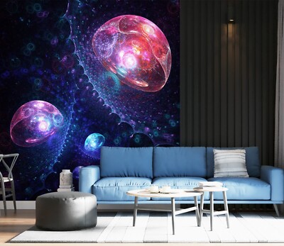 3D Leuchtende Qualle H36 Tapete Wandbild Selbstklebend Abnehmbare Aufkleber Erin