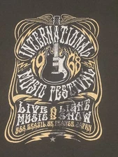 International Music Festival Graphic Tee Shirt Size XL Brisco Brands
