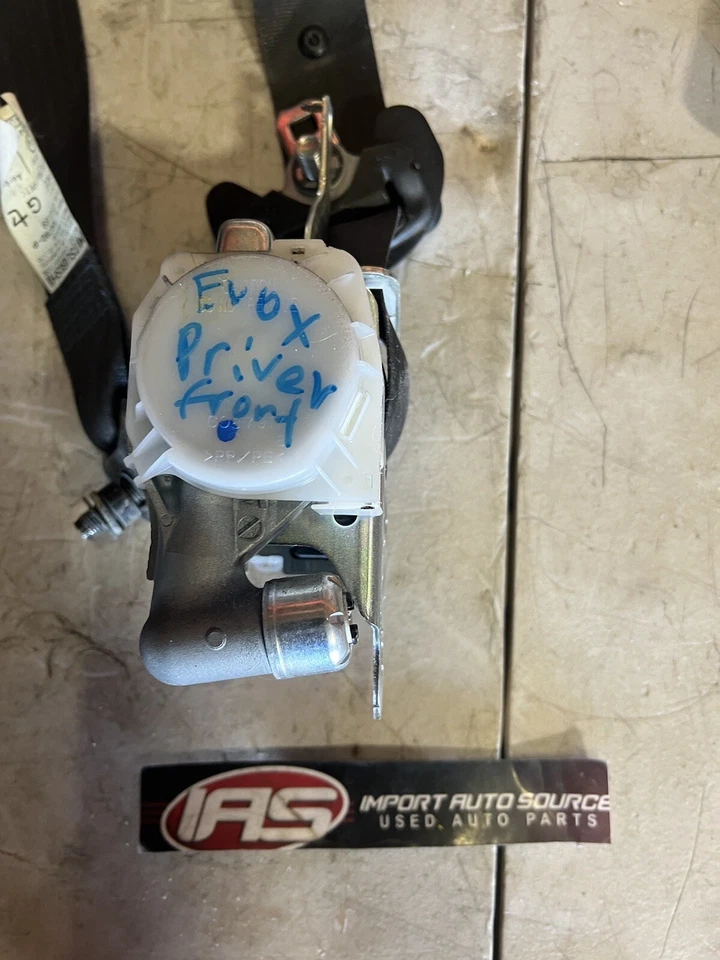 2008-2014 MITSUBISHI LANCER EVOLUTION EVO X ПЕРЕДНИЙ ВОДИТЕЛЬСКИЙ РЕМЕНЬ БЕЗОПАСНОСТИ ОТ ОРИГИНАЛЬНОГО ПРОИЗВОДИТЕЛЯ Б/У - Изображение 4 из 4