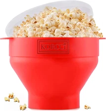 The Original Korcci Microwaveable Silicone Popcorn Popper, Microwave Popcorn Pop