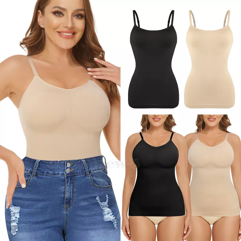Maidenform Women's Shapewear Cami Tank Top, Tummy Control Shapewear Tank, Longer Length Back-Smoothing Shapewear For Women