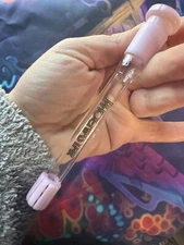 Phoenix Star 5 inch total Downstem Glass Slide Pink MATRIX Perc Diffuser