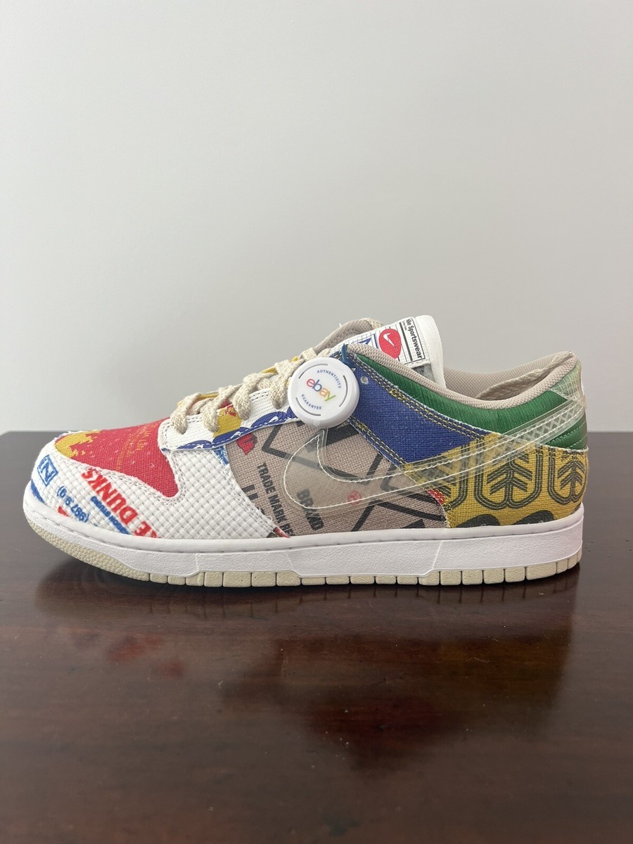 New DA6125-900 Men’s US Size Nike Dunk Low City Market 2021