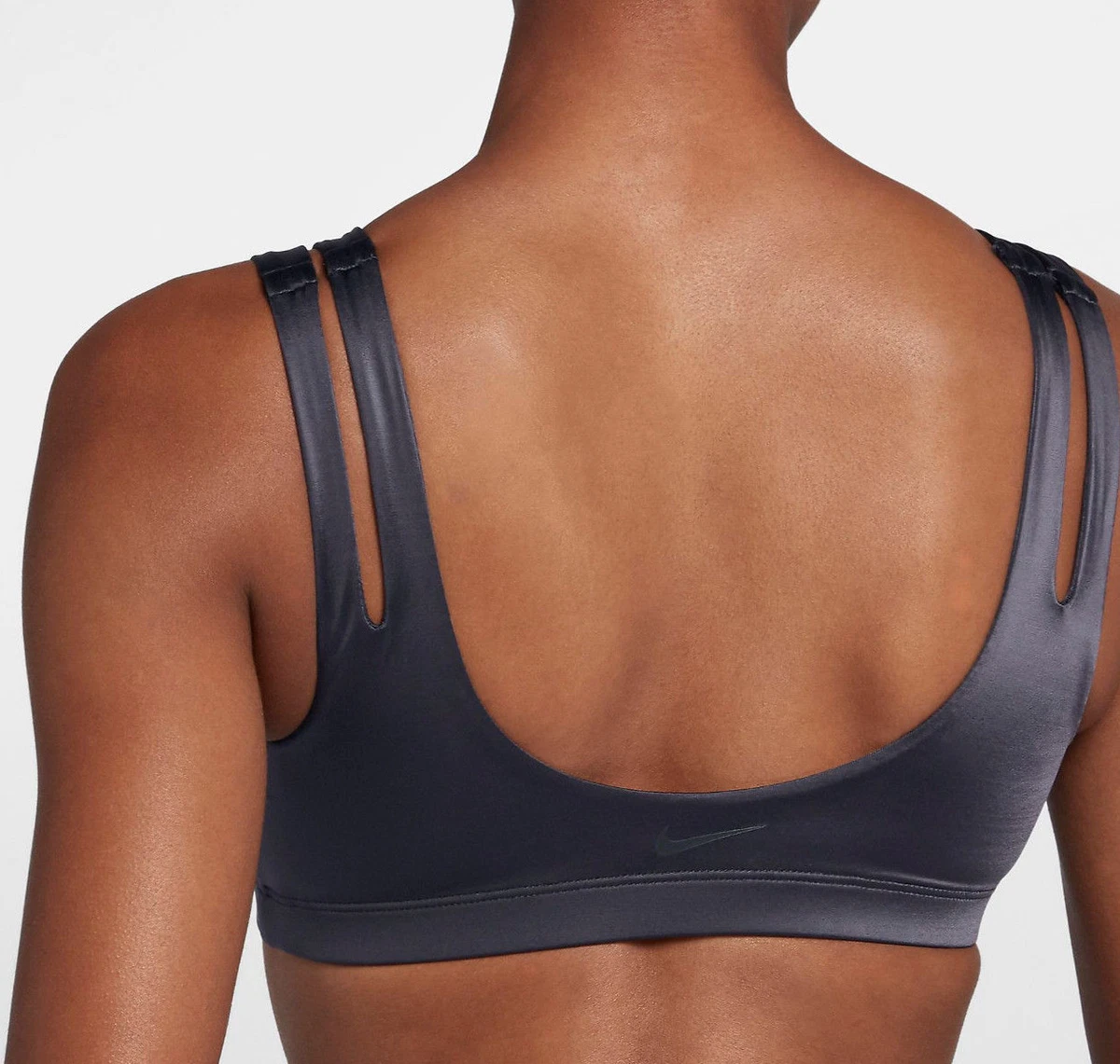 Nike Indy Shine Women's Light Support Sports Bra-Gridiron/Black-SIZE-XS-NWT