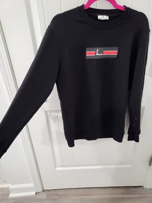MONCLER Grenoble Big Padded Chest Logo Sweatshirt  Size LFleece