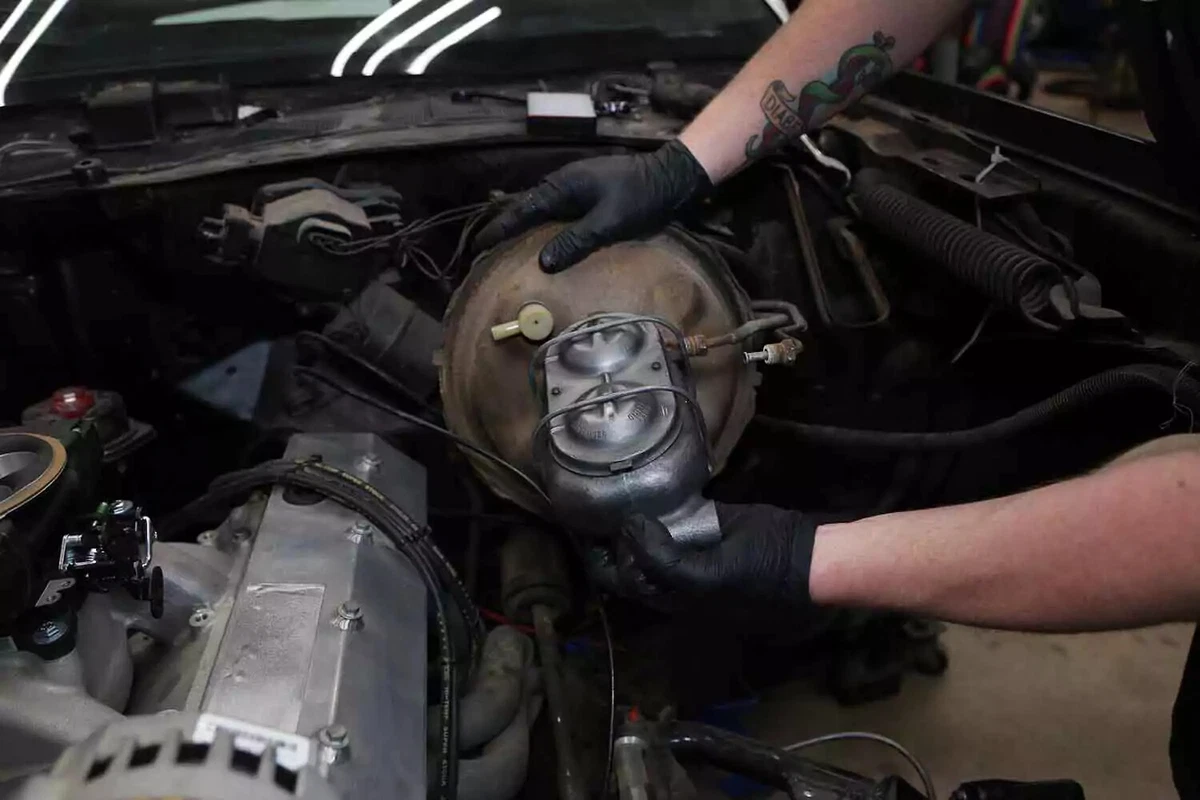 Replacing the brake master cylinder.