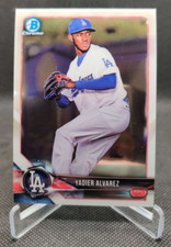 2018 Bowman Chrome Prospects #BCP22 Yadier Alvarez LA Dodgers baseball card