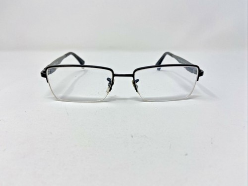 Ray Ban Eyeglasses Frames RB6263 2503 52-17-145 Black/Gunmetal Half Rim XV05