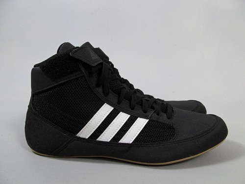 Adidas HVC Wrestling Shoes Mens Size 8 Black High Top Lace Up - Picture 2 of 11