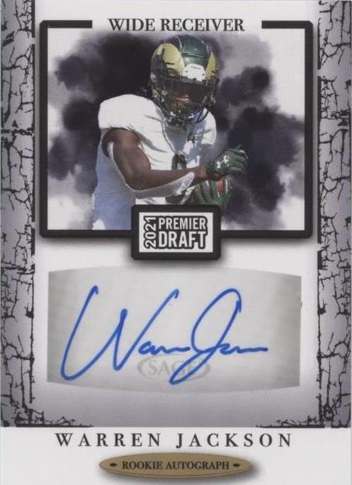 2021 Sage Premier Draft - Autographs Warren Jackson #A24 (AU, RC) for ...